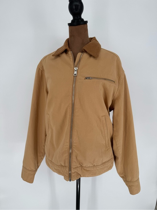 Reformation Other - Reformation Harrison Denim Jacket Alder Tan Corduroy Collar XS
